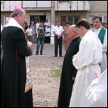 Primirea episcopului Aurel Perc