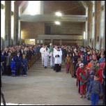 Satu Nou: Sfinirea a trei clopote aduse din Italia pentru biserica nou
