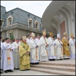Episcopi romano-catolici i greco-catolici prezeni la ceremonie
