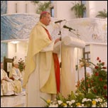 PS Aurel Perc, episcop auxiliar de Iai, la ncheierea ceremoniei