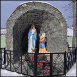 8 ianuarie 2006: Horleti: Sfinirea unei grote dedicate Fecioarei Maria