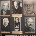 Imaginea cu episcopii romano-catolici la Memorialul din Sighet (Episcopul Anton Durcovici n dreapta sus) 