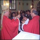 15 octombrie 2006: Administrarea Mirului n Parohia Flticeni