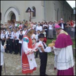 30 iunie 2007: Administrarea Mirului n Parohia Poiana Micului