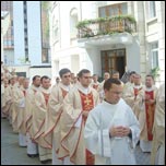 24 mai 2008: Chiinau: Consacrarea altarului catedralei "Providena Divin"