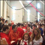 25 mai 2008: Administrarea Mirului la 198 de copii din Parohia Bacu - "Sf. Nicolae"