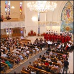 22 iunie 2008: Iai: Concert de muzic sacr susinut de cor i orchestr (foto: Cristian Lisacovschi)