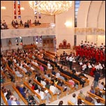 22 iunie 2008: Iai: Concert de muzic sacr susinut de cor i orchestr (foto: Cristian Lisacovschi)