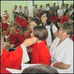 9 august 2008: Administrarea Mirului n Parohia Nicoreti