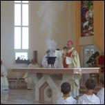 Horgeti: Sfinirea bisericii i consacrarea altarului