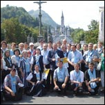 Ziua 9 - Lourdes - grupul spre sanctuar