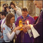 20 decembrie 2008: Iai: Lumina pcii de la Betleem