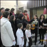 18 ianuarie 2009: Fiumicino (Italia): "Nu mai suntem strini..."