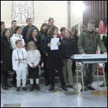 18 ianuarie 2009: Fiumicino (Italia): "Nu mai suntem strini..."