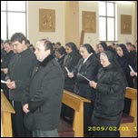 1 februarie 2009: Roman: Ziua Persoanelor Consacrate