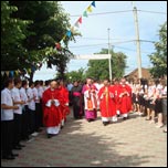 7 iunie 2009: Bacu: Administrarea Mirului n Parohia "Sfnta Cruce"