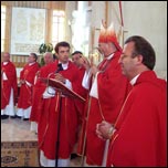 7 iunie 2009: Bacu: Administrarea Mirului n Parohia "Sfnta Cruce"