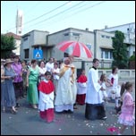 14 iunie 2009: Focani: Procesiune solemn cu preasfntul sacrament