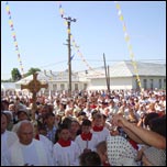 2 august 2009: Rotunda: Consacrarea altarului i sfinirea bisericii "Sf. Francisc din Assisi"