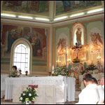 6 august 2009: Buruieneti: Sfinirea noii case parohiale