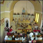 22 august: Garoafa: Consacrarea altarului i sfinirea bisericii