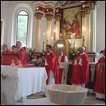 30 august 2009: Pustiana: Administrarea sacramentului Mirului