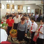 20 septembrie 2009: Administrarea Mirului n Parohia Tometi