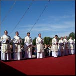 4 octombrie 2009: Roman: Sfiniri de diaconi la Institutul Teologic Franciscan