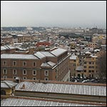 Vedere asupra Romei dup ninsoare