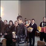 11 aprilie 2010: Aosta: Prima Liturghie n limba romn