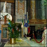 24 aprilie 2010: Roma: Statuia Sfintei Fecioare Maria de la Fatima i la romni
