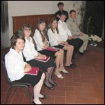 23 aprilie 2006: Administrarea Mirului la Prato (Italia)