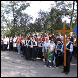 Grupul de pelerini la Calea Crucii (09.09.2006) 