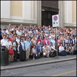 Grupul de pelerini n faa bisericii din Torino (12.09.2006) 