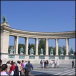 Budapesta: monumentul Milennarium (detaliu)