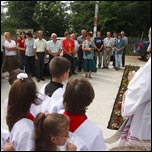 22 iunie 2008: Vizit pastoral n filiala Valea Lupului a Parohiei "Sf. Anton de Padova" din Iai (foto: Cristian Lisacovschi)