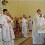 2 august 2009: Rotunda: Consacrarea altarului i sfinirea bisericii "Sf. Francisc din Assisi"