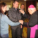 1 noiembrie 2009: Pordenone: Un episcop n vizit la comunitatea catolic romn